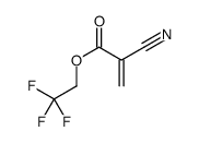 2,2,2-trifluoroethyl 2-cyanoprop-2-enoate结构式