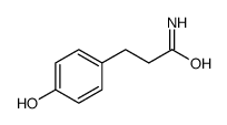 3-(4-羟基苯基)丙酰胺结构式