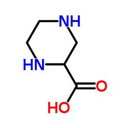 2-Piperazinecarboxylic acid Structure
