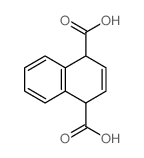 1,4-Naphthalenedicarboxylicacid, 1,4-dihydro-, trans- (8CI,9CI) Structure