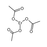 erbium acetate tetrahydrate Structure
