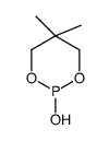 2-hydroxy-5,5-dimethyl-1,3,2-dioxaphosphinane结构式