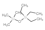 1,1,1-triethyl-3,3,3-trimethyldisiloxane结构式