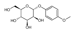 4-甲氧苯基α-D-吡喃甘露糖苷结构式