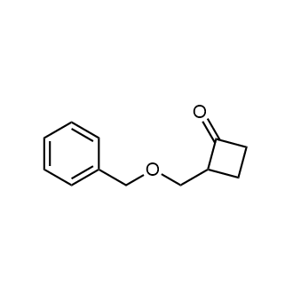 2-[(Benzyloxy)methyl]cyclobutan-1-one Structure