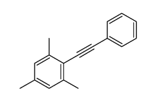 1,3,5-trimethyl-2-(2-phenylethynyl)benzene Structure
