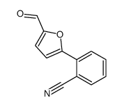 2-(5-甲酰-2-呋喃)苯甲腈结构式
