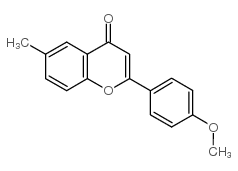 2-(4-甲氧基苯基)-6-甲基-4H-色烯-4-酮结构式