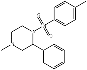 4-甲基-2-苯基-1-甲苯磺酰基哌嗪-d4结构式