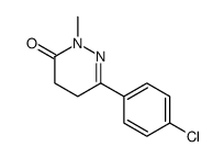 6-(4-chlorophenyl)-2-methyl-4,5-dihydropyridazin-3-one结构式