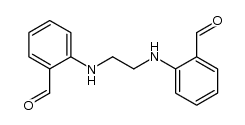 2,2′-(ethane-1,2-diildiamine)bisbenzaldehyde结构式