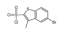 5-Bromo-3-methyl-1-benzothiophene-2-sulfonyl chloride结构式