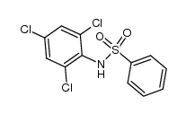 N-(2,4,6-Trichlorophenyl)benzenesulfonamide结构式