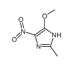 4-methoxy-2-methyl-5-nitro-1H-imidazole Structure