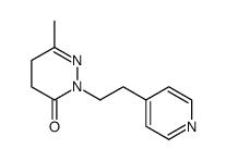 4,5-Dihydro-6-methyl-2-[2-(4-pyridyl)ethyl]-3(2H)-pyridazinone Structure