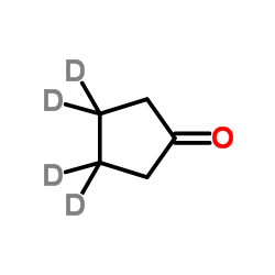 环戊酮β-D4结构式