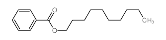 Benzoic acid, decylester Structure