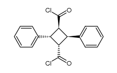 α-Truxillic acid dichloroanhydride Structure