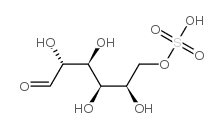 glucose 6-(hydrogen sulfate) Structure
