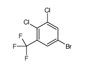 BENZENE, 5-BROMO-1,2-DICHLORO-3-(TRIFLUOROMETHYL)- Structure