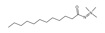 Trimethylammonium-N-dodecanoylimid结构式