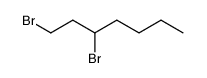 1,3-dibromo-heptane Structure