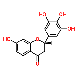 刺槐双氢黄酮结构式