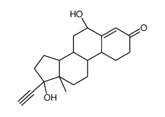 (6α,17β)-17-Ethynyl-6,17-dihydroxyestr-4-en-3-one Structure