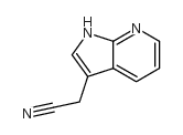 1H-吡咯并[2,3-b]吡啶-3-乙腈结构式