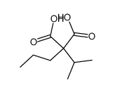 2-isopropyl-2-propylmalonic acid Structure