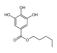 pentyl 3,4,5-trihydroxybenzoate结构式