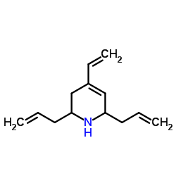 2,6-Diallyl-4-vinyl-1,2,3,6-tetrahydropyridine结构式