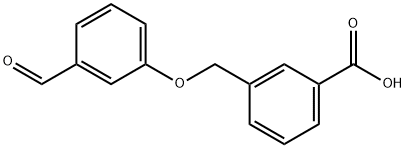 3-(3-formylphenoxymethyl)benzoic acid Structure