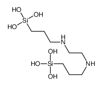 N,N'-bis(3-trihydroxysilylpropyl)ethane-1,2-diamine结构式