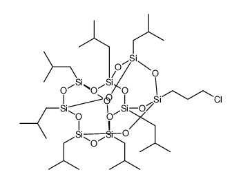 PSS-氯丙基-异丁基取代结构式