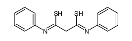 N,N'-diphenylpropanedithioamide结构式