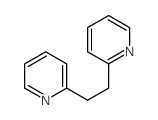 Pyridine, 2,2- (1,2-ethanediyl)bis- Structure