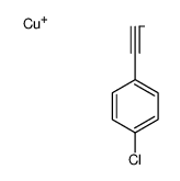 1-chloro-4-ethynylbenzene,copper(1+)结构式