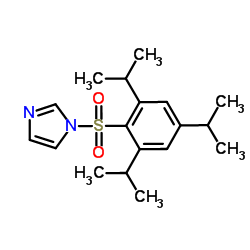 1-(2,4,6-三异丙基苯基磺酰)咪唑结构式
