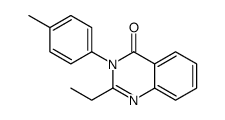 2-ethyl-3-(4-methylphenyl)quinazolin-4-one结构式