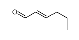 2-hexen-1-al structure