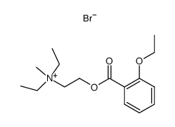 [2-(2-Ethoxy-benzoyloxy)-ethyl]-diethyl-methyl-ammonium; bromide Structure