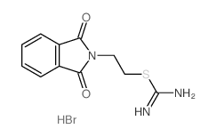 2-(1,3-DIOXO-2-ISOINDOLINE)ETHYL-THIURONIUM BROMIDE结构式