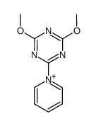 1-(4,6-dimethoxy-[1,3,5]triazin-2-yl)-pyridinium结构式