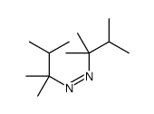 bis(2,3-dimethylbutan-2-yl)diazene结构式