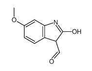6-METHOXY-2-OXOINDOLINE-3-CARBALDEHYDE structure