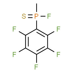 Methyl(pentafluorophenyl)fluorophosphine sulfide Structure