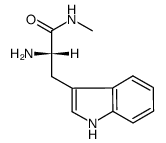 (S)-2-amino-3-(1H-indol-3-yl)-N-methylpropanamide结构式