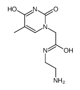 N-(2-AMINOETHYL)-2-(5-METHYL-2,4-DIOXO-3,4-DIHYDROPYRIMIDIN-1(2H)-YL)ACETAMIDE structure