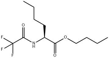 N-(Trifluoroacetyl)-L-norleucine butyl ester Structure